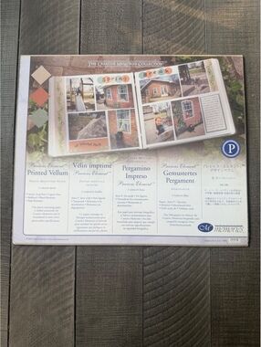Creative Memories Precious Element Printed Vellum Photo Mounting Paper from 2004